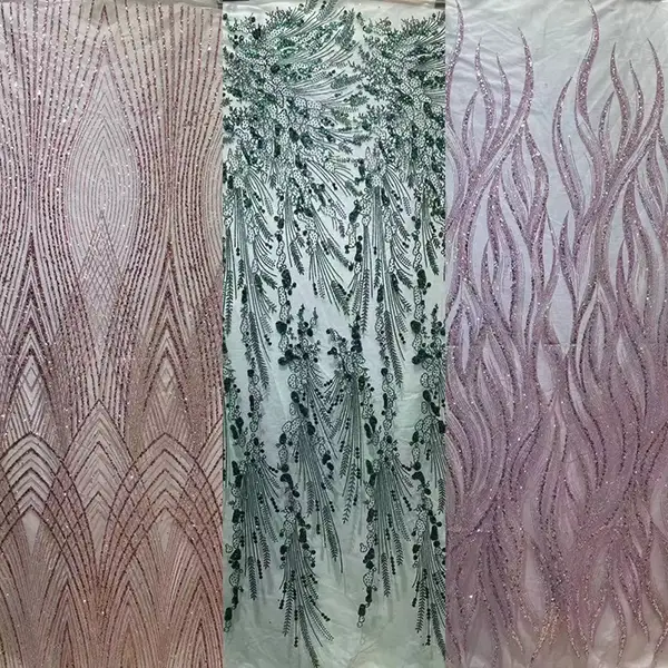 Wholesale Custom Tulle Fabric Embroidery Lace Fabric