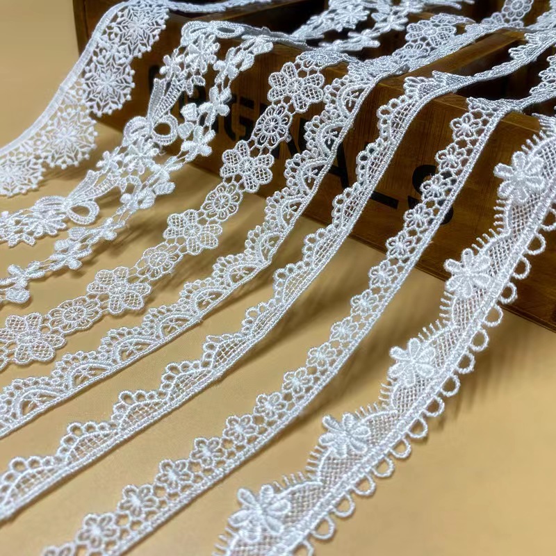 New Mesh Embroidery Bead Tube Embroidery African Fabric Lace