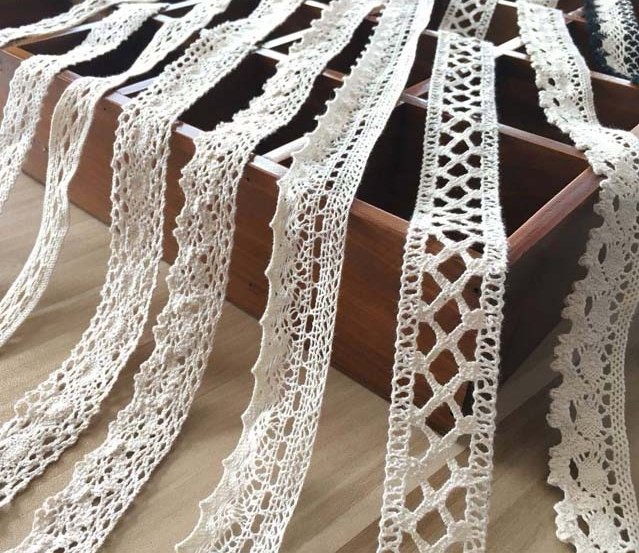 High Quality New Design Cotton Wedding Lace Fabrics/soluble Lace Trimming/Crochet Cotton Cord Embroidered Lace