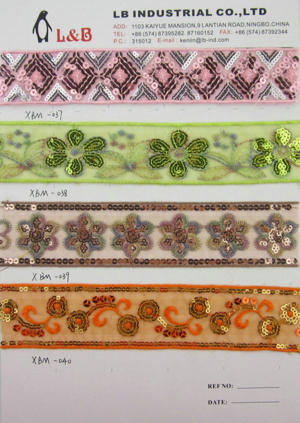 Wholesale Different Width Bling Finish Braid Elastic Sequin Lace Trim