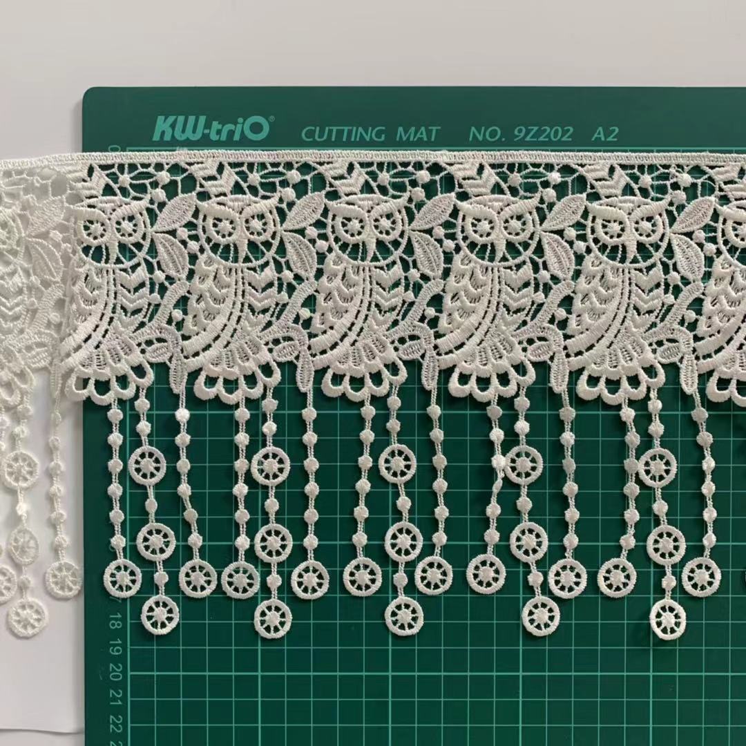 New Arrival Decorative Clothing Sewing Beautiful Braided Sequined Pearl Beaded Lace Trims