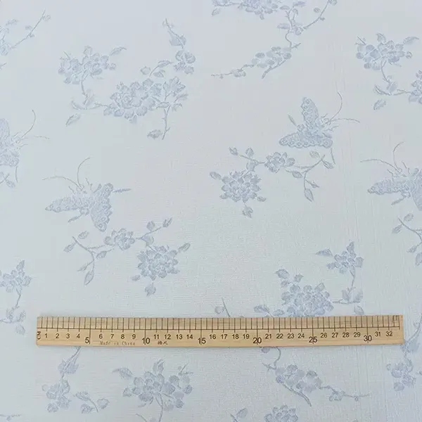 Kuvioitu korotettu kohokuviointikerros säteittäinen kationinen jacquard -kangas mekkoihin